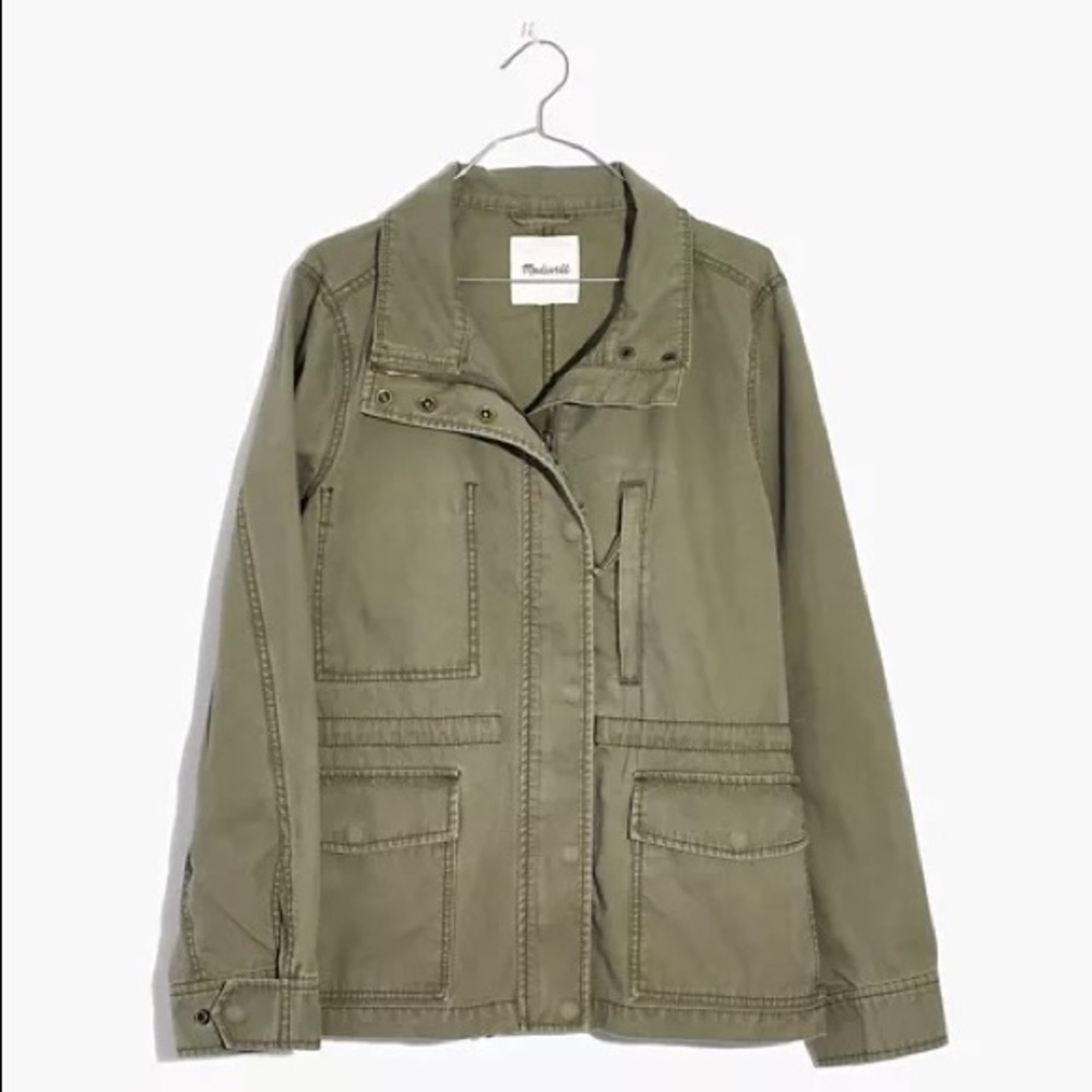 Madewell Oversized Green Utility Jacket Size XS